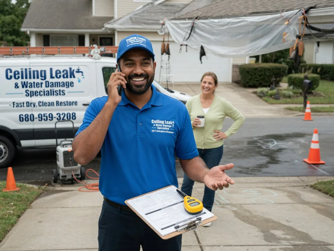 Ceiling Leak Cleanup Perkins, GA FAQs